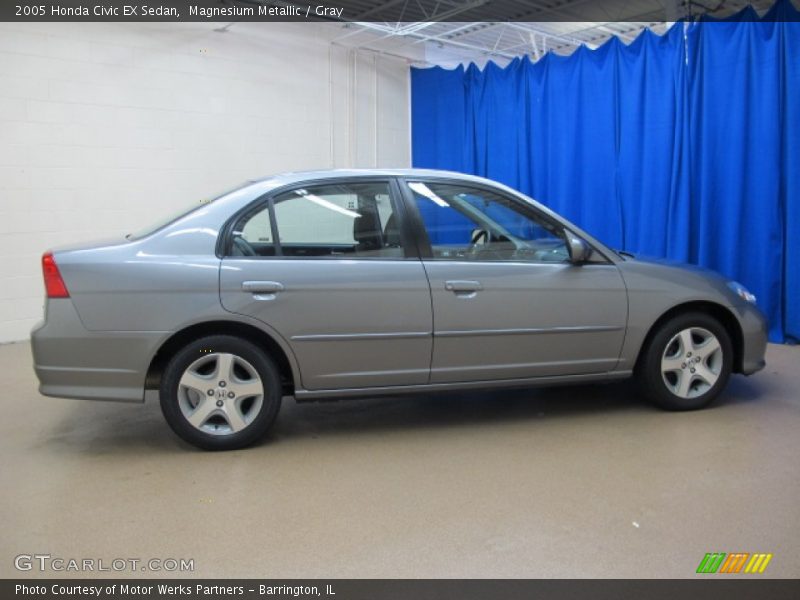 Magnesium Metallic / Gray 2005 Honda Civic EX Sedan
