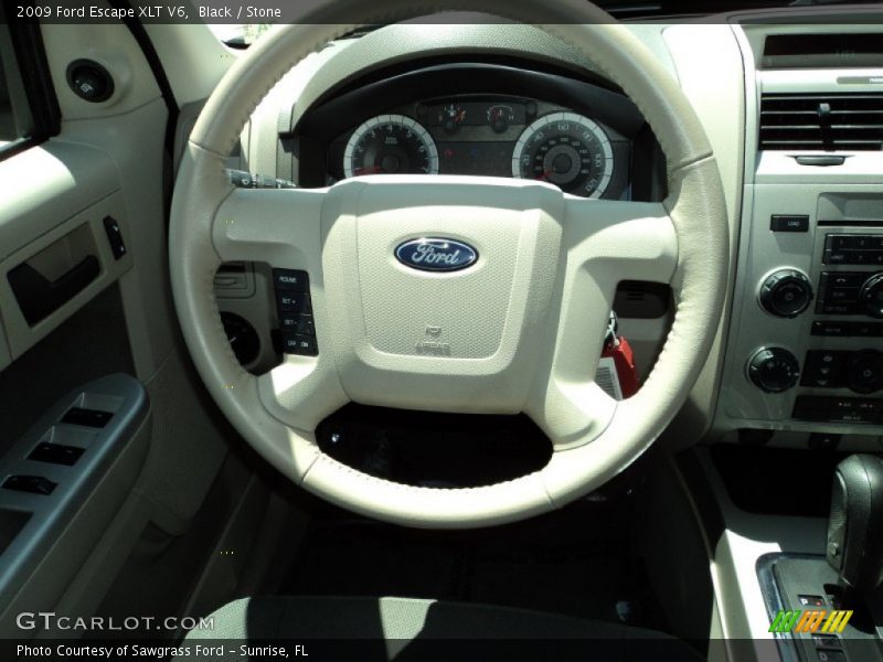 Black / Stone 2009 Ford Escape XLT V6
