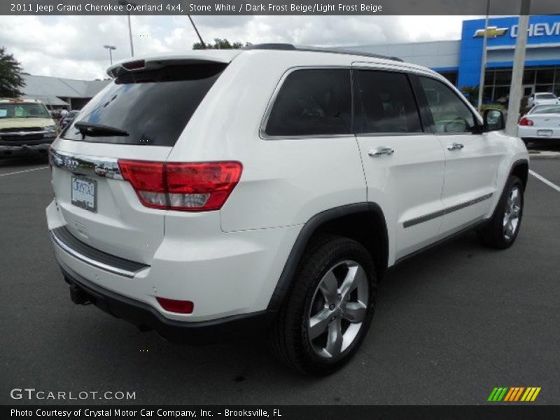 Stone White / Dark Frost Beige/Light Frost Beige 2011 Jeep Grand Cherokee Overland 4x4