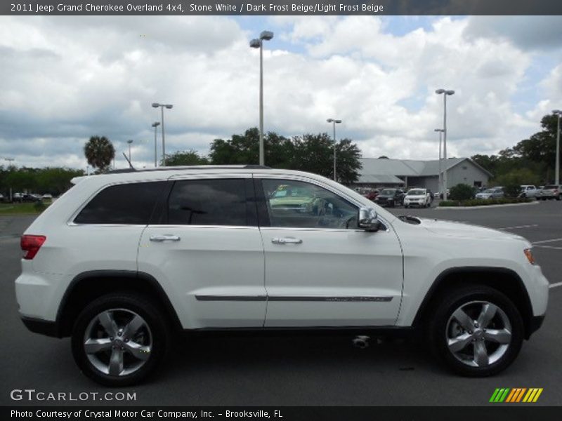 Stone White / Dark Frost Beige/Light Frost Beige 2011 Jeep Grand Cherokee Overland 4x4