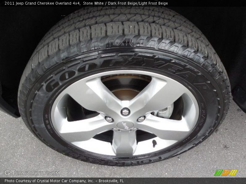 Stone White / Dark Frost Beige/Light Frost Beige 2011 Jeep Grand Cherokee Overland 4x4