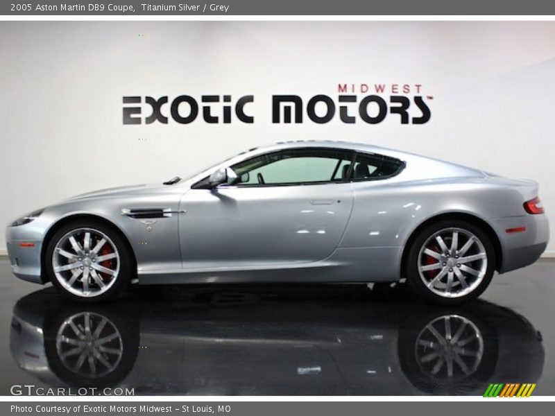 Titanium Silver / Grey 2005 Aston Martin DB9 Coupe