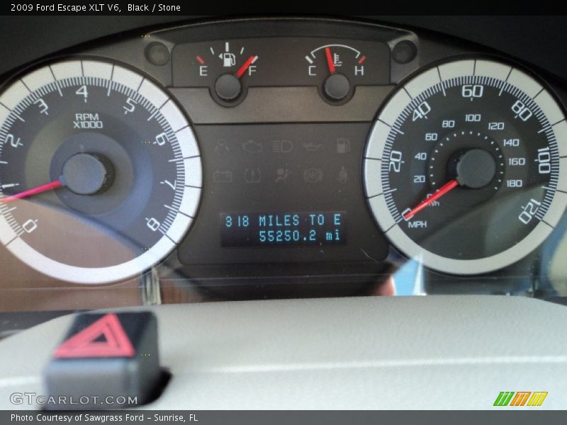 Black / Stone 2009 Ford Escape XLT V6