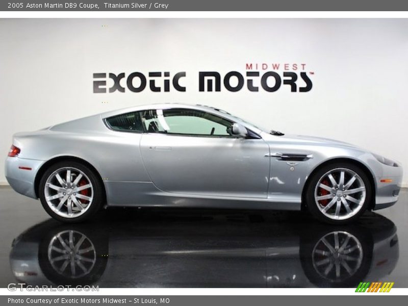 Titanium Silver / Grey 2005 Aston Martin DB9 Coupe