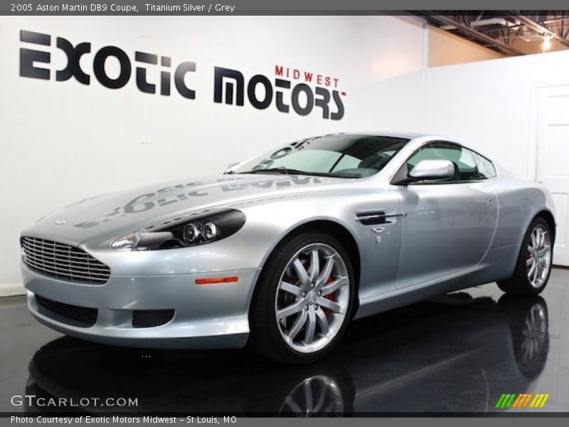 Titanium Silver / Grey 2005 Aston Martin DB9 Coupe