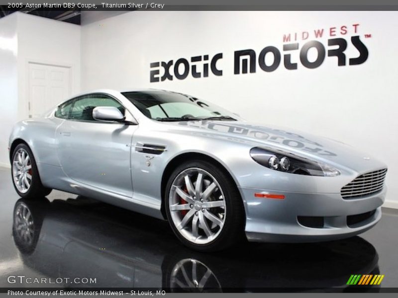Titanium Silver / Grey 2005 Aston Martin DB9 Coupe