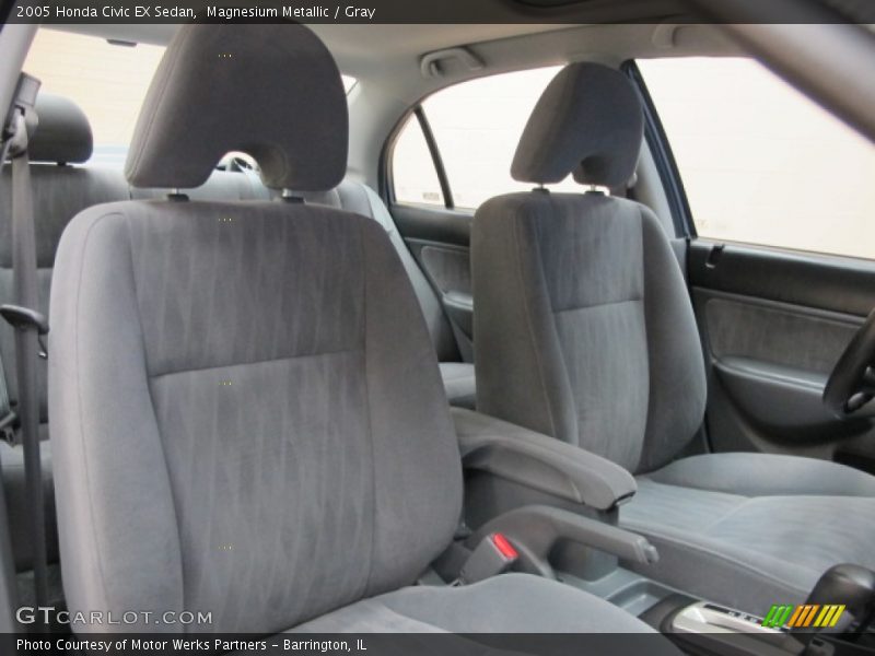 Magnesium Metallic / Gray 2005 Honda Civic EX Sedan