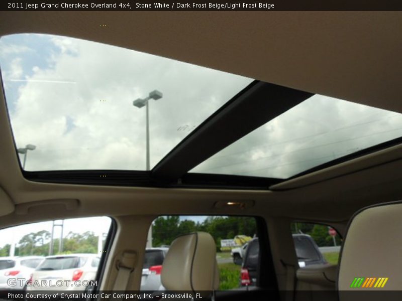 Stone White / Dark Frost Beige/Light Frost Beige 2011 Jeep Grand Cherokee Overland 4x4