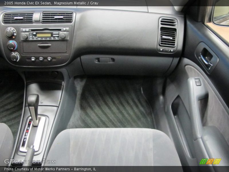 Magnesium Metallic / Gray 2005 Honda Civic EX Sedan