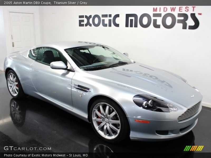 Titanium Silver / Grey 2005 Aston Martin DB9 Coupe