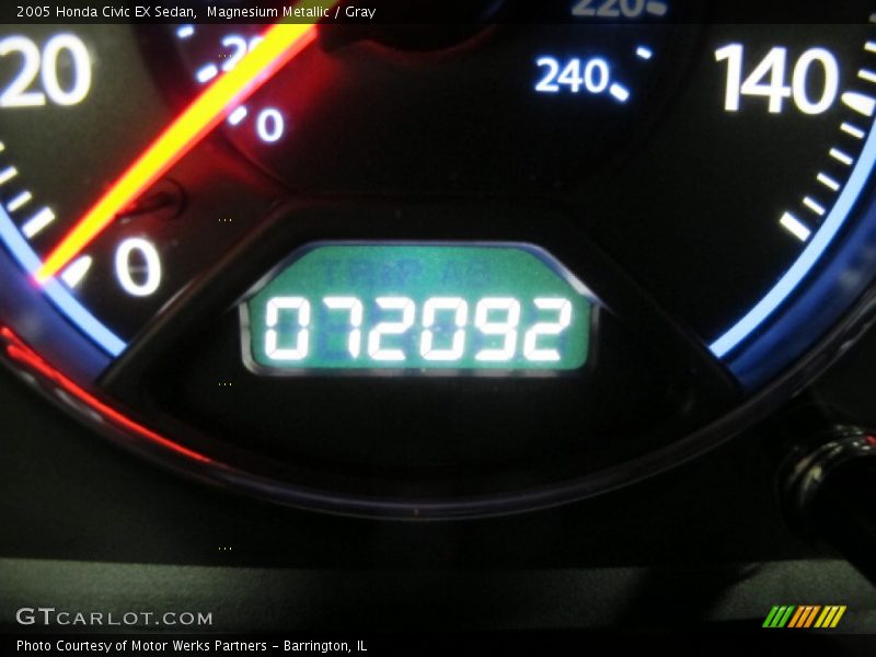 Magnesium Metallic / Gray 2005 Honda Civic EX Sedan