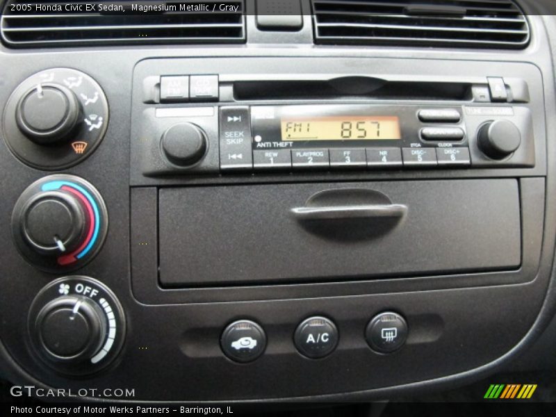 Controls of 2005 Civic EX Sedan