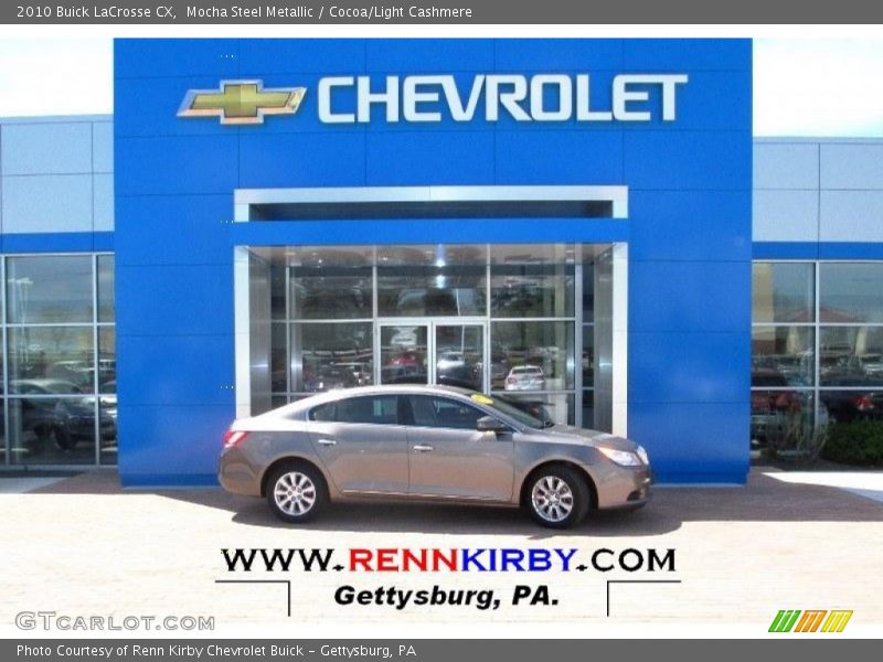 Mocha Steel Metallic / Cocoa/Light Cashmere 2010 Buick LaCrosse CX