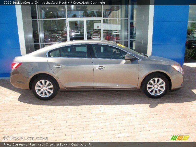 Mocha Steel Metallic / Cocoa/Light Cashmere 2010 Buick LaCrosse CX