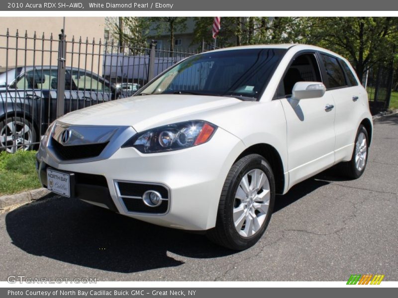 White Diamond Pearl / Ebony 2010 Acura RDX SH-AWD
