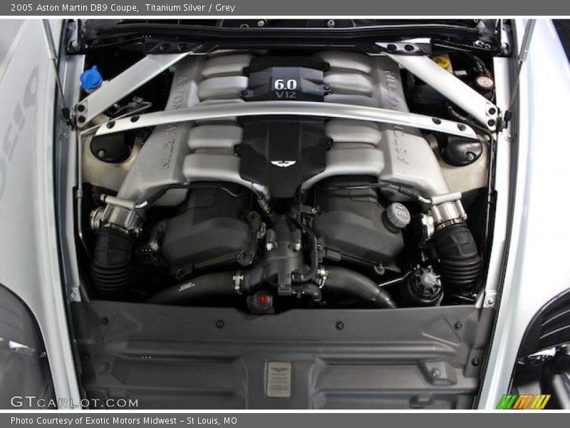  2005 DB9 Coupe Engine - 6.0 Liter DOHC 48 Valve V12