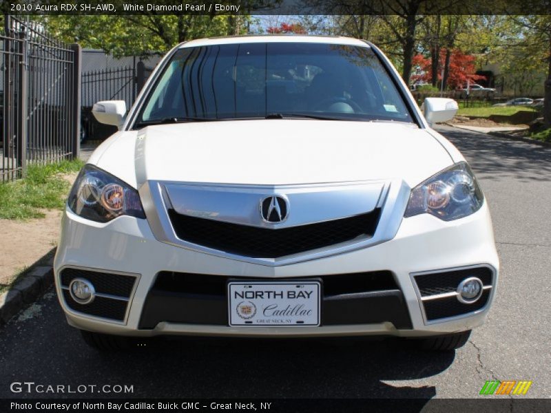 White Diamond Pearl / Ebony 2010 Acura RDX SH-AWD