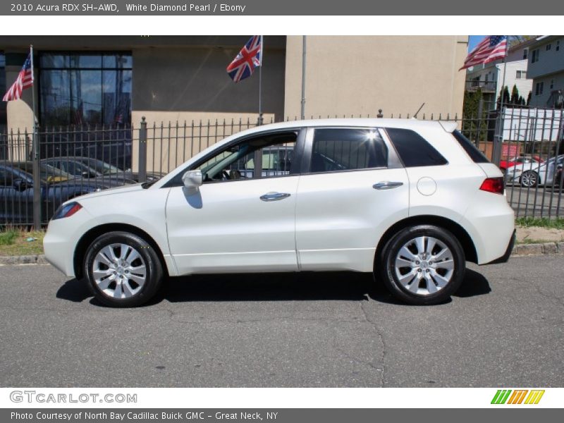 White Diamond Pearl / Ebony 2010 Acura RDX SH-AWD