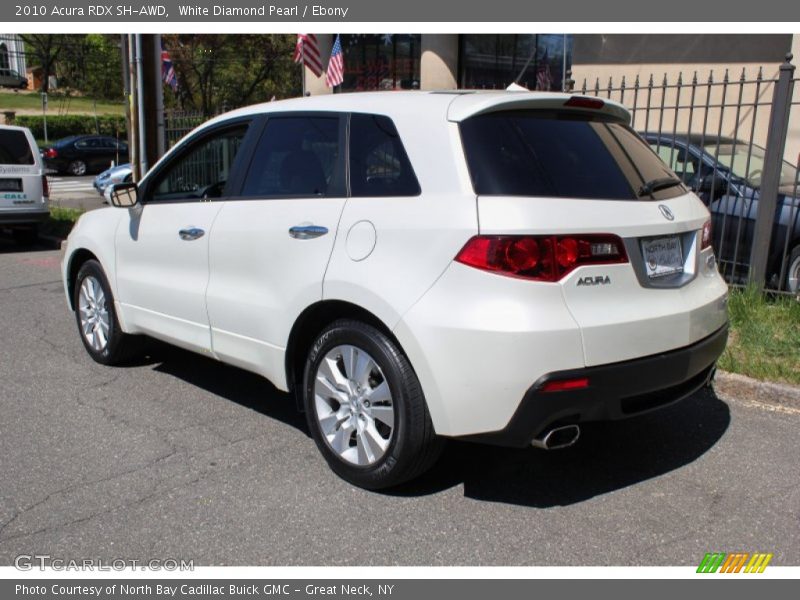 White Diamond Pearl / Ebony 2010 Acura RDX SH-AWD