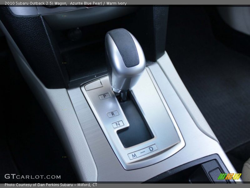 Azurite Blue Pearl / Warm Ivory 2010 Subaru Outback 2.5i Wagon
