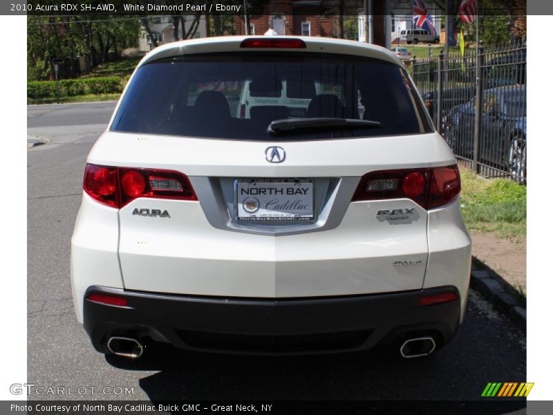 White Diamond Pearl / Ebony 2010 Acura RDX SH-AWD