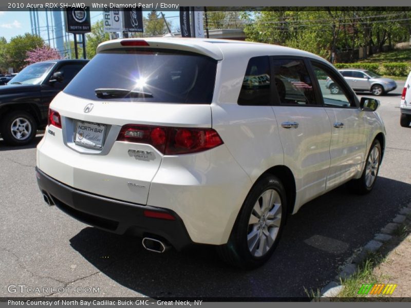 White Diamond Pearl / Ebony 2010 Acura RDX SH-AWD