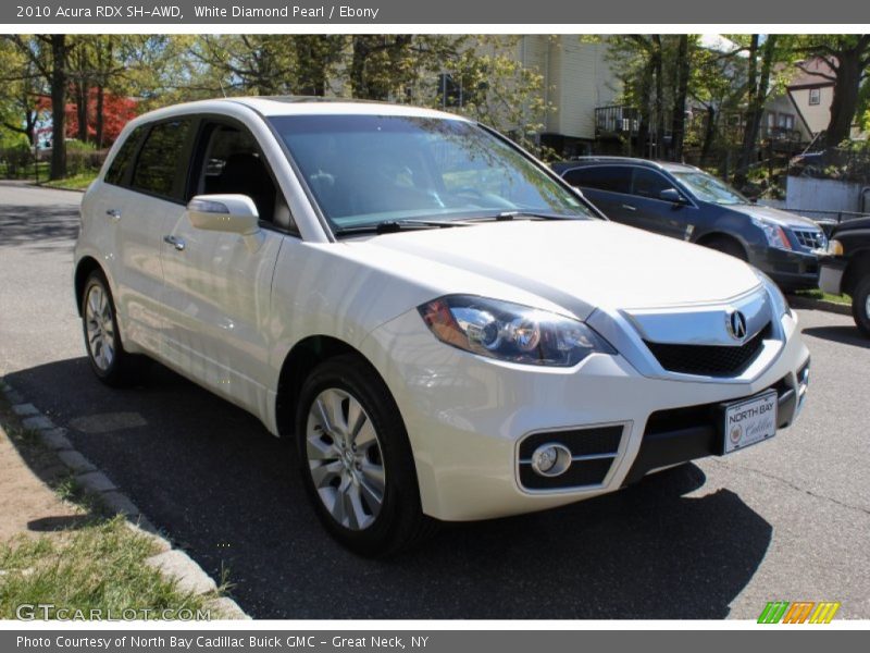 White Diamond Pearl / Ebony 2010 Acura RDX SH-AWD