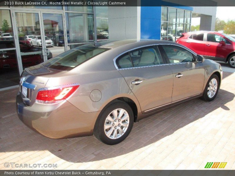 Mocha Steel Metallic / Cocoa/Light Cashmere 2010 Buick LaCrosse CX