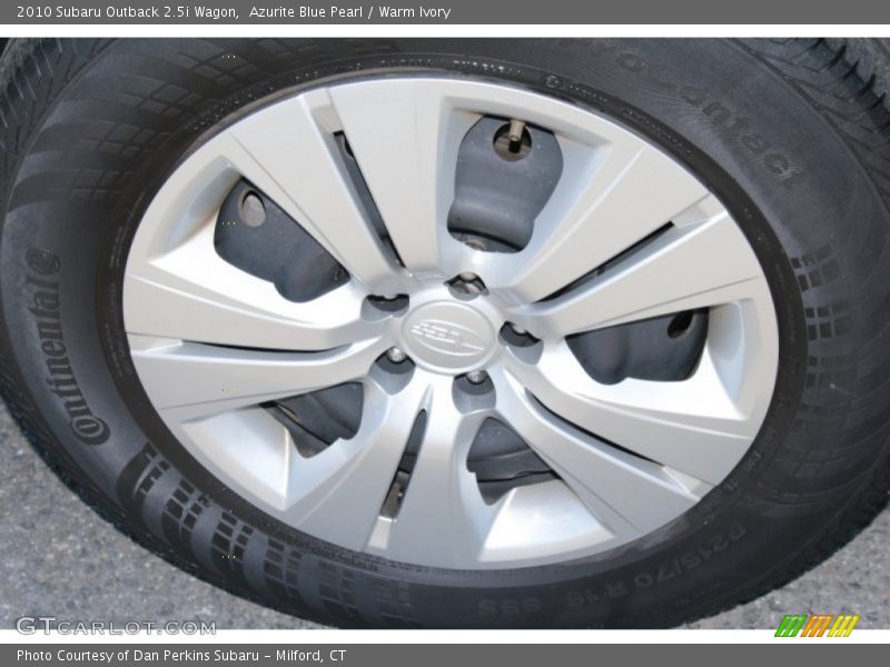 Azurite Blue Pearl / Warm Ivory 2010 Subaru Outback 2.5i Wagon