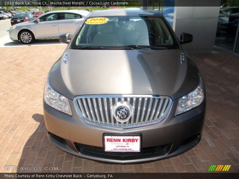 Mocha Steel Metallic / Cocoa/Light Cashmere 2010 Buick LaCrosse CX