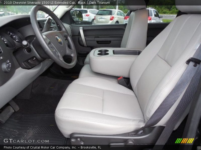  2010 Silverado 1500 LS Extended Cab Dark Titanium Interior