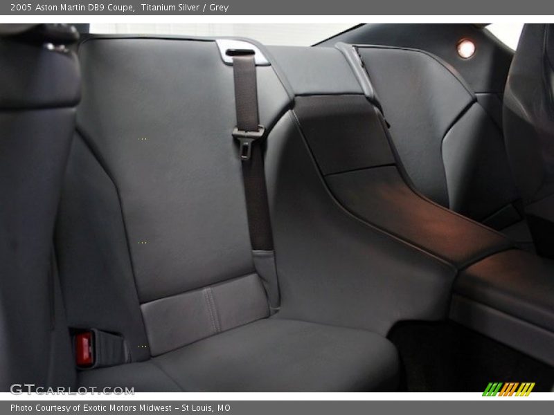 Rear Seat of 2005 DB9 Coupe