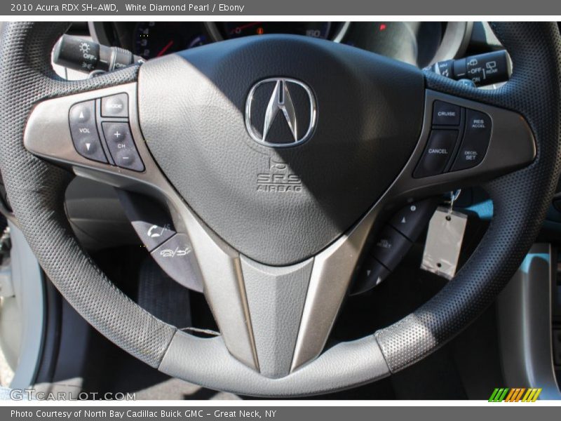 White Diamond Pearl / Ebony 2010 Acura RDX SH-AWD