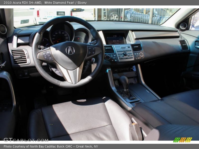 White Diamond Pearl / Ebony 2010 Acura RDX SH-AWD
