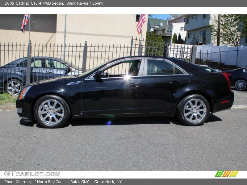 Black Raven / Ebony 2009 Cadillac CTS 4 AWD Sedan