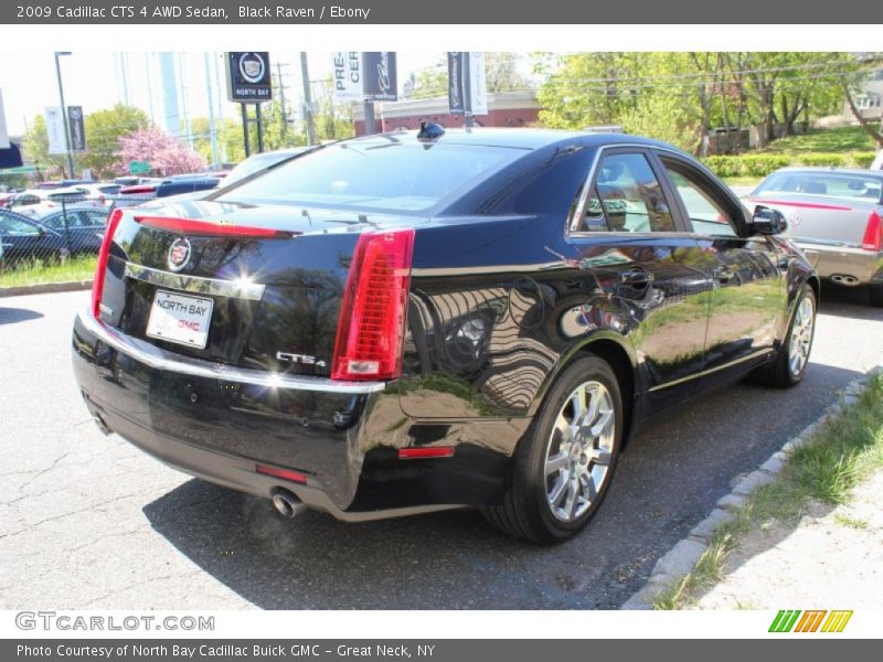 Black Raven / Ebony 2009 Cadillac CTS 4 AWD Sedan