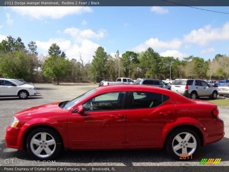 Redline 2 Pearl / Black 2011 Dodge Avenger Mainstreet
