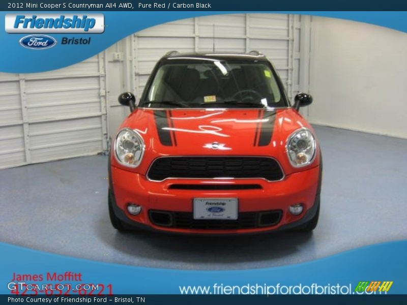 Pure Red / Carbon Black 2012 Mini Cooper S Countryman All4 AWD