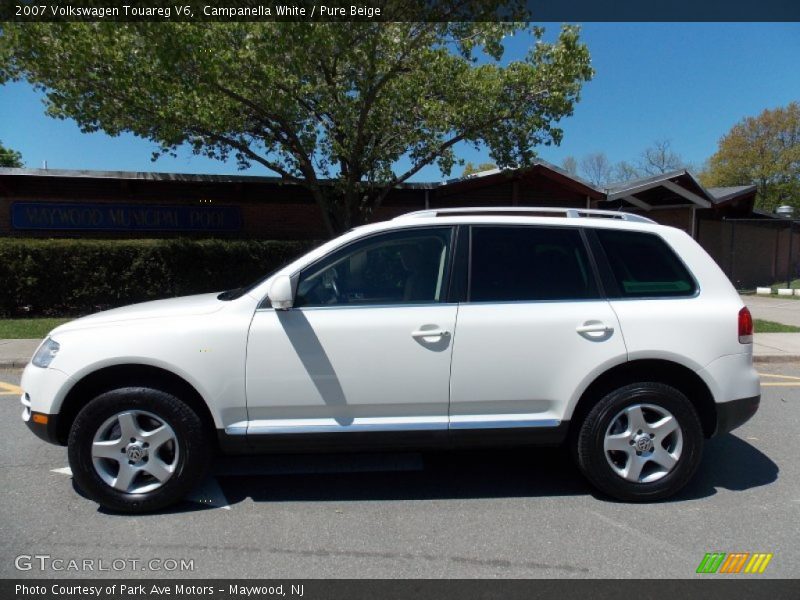 Campanella White / Pure Beige 2007 Volkswagen Touareg V6