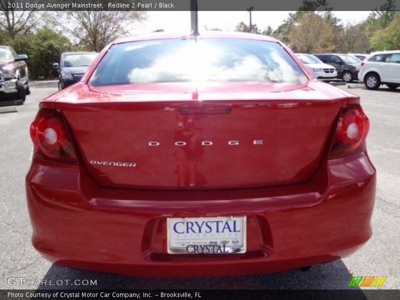 Redline 2 Pearl / Black 2011 Dodge Avenger Mainstreet