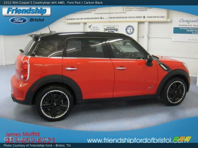 Pure Red / Carbon Black 2012 Mini Cooper S Countryman All4 AWD