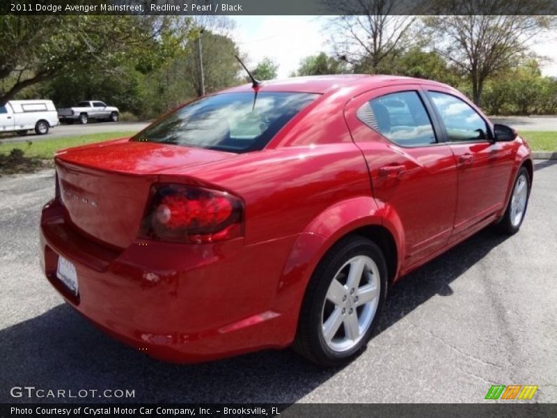 Redline 2 Pearl / Black 2011 Dodge Avenger Mainstreet