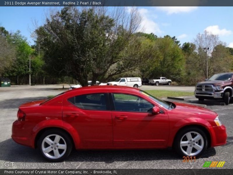 Redline 2 Pearl / Black 2011 Dodge Avenger Mainstreet