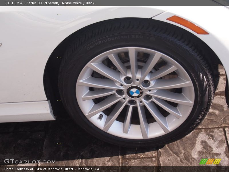 Alpine White / Black 2011 BMW 3 Series 335d Sedan