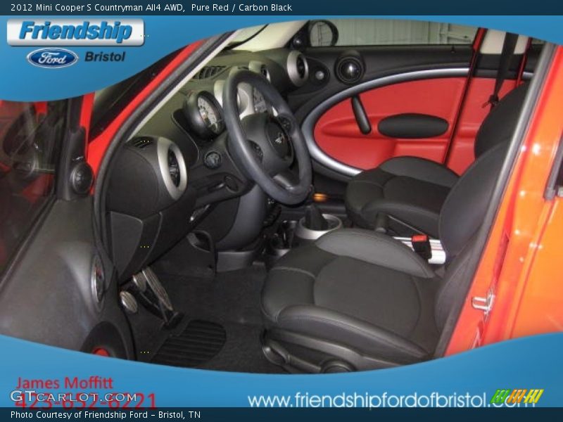 Pure Red / Carbon Black 2012 Mini Cooper S Countryman All4 AWD