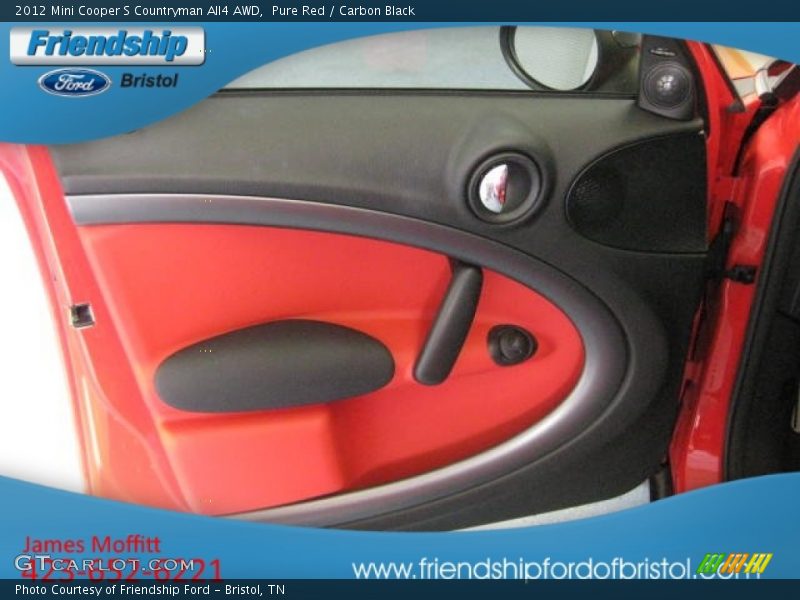 Pure Red / Carbon Black 2012 Mini Cooper S Countryman All4 AWD