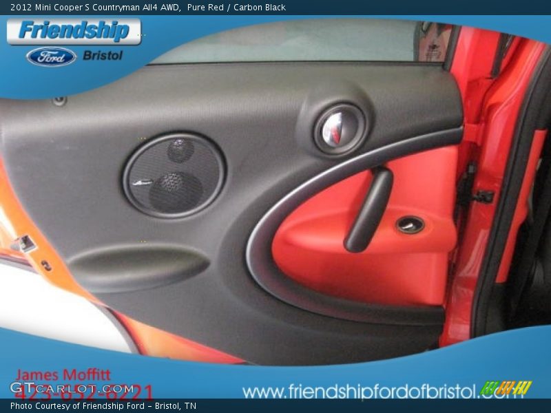 Pure Red / Carbon Black 2012 Mini Cooper S Countryman All4 AWD