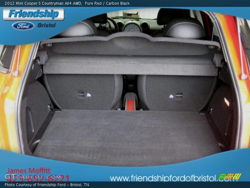 Pure Red / Carbon Black 2012 Mini Cooper S Countryman All4 AWD