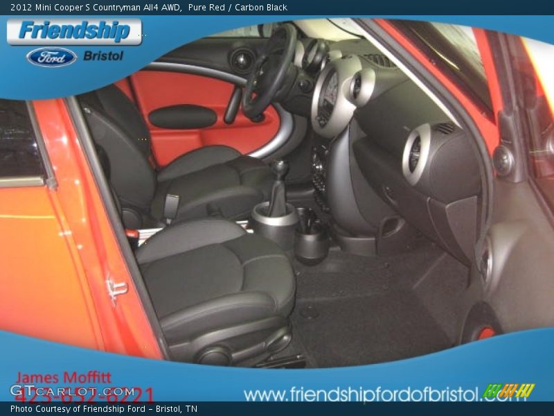 Pure Red / Carbon Black 2012 Mini Cooper S Countryman All4 AWD