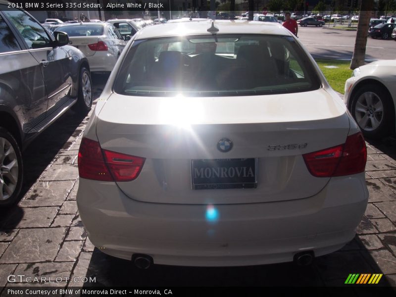 Alpine White / Black 2011 BMW 3 Series 335d Sedan